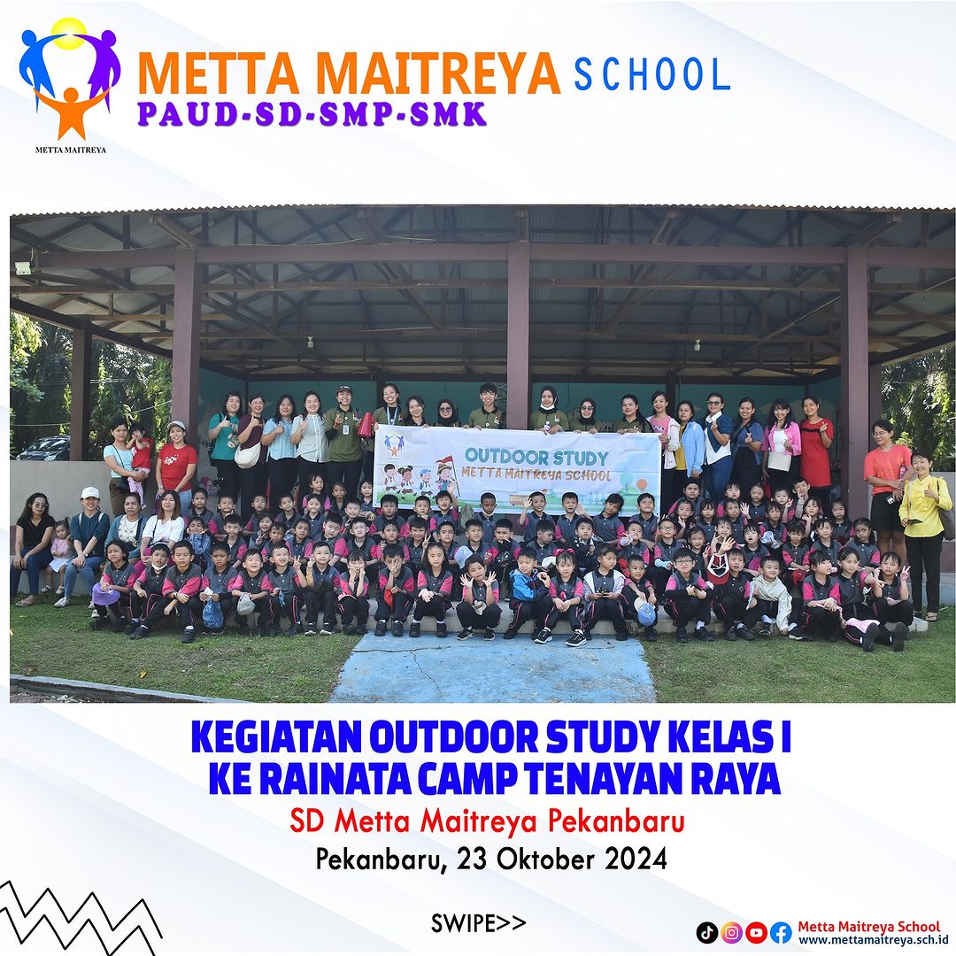 Kegiatan Outdoor Study Kelas I Ke Rainata Camp Tenayan Raya | SD METTA MAITREYA